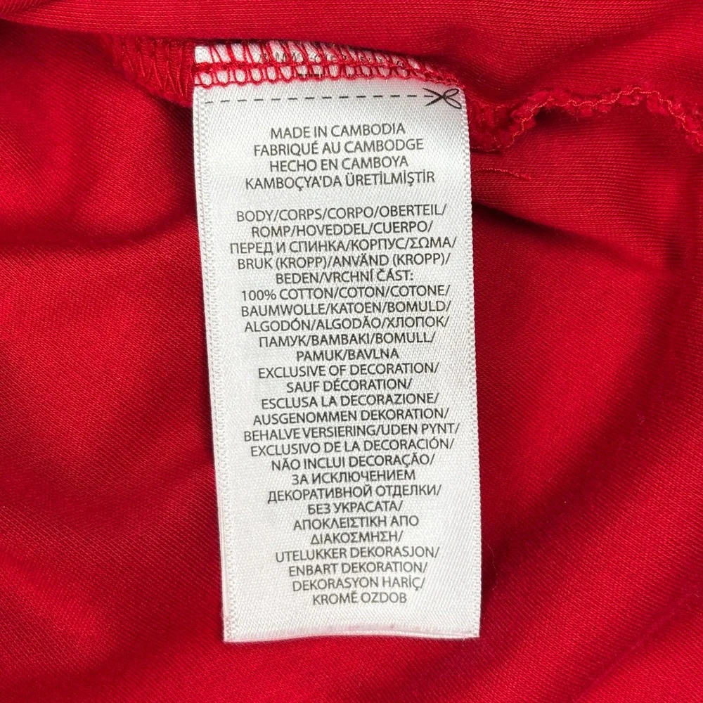 Polo Ralph Lauren Red‎ Long Sleeve Polo Shirt Mens M Classic Fit Multicolor Pony